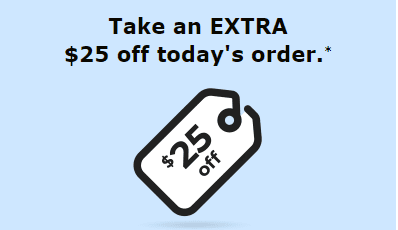 $25 off, as a thank you!